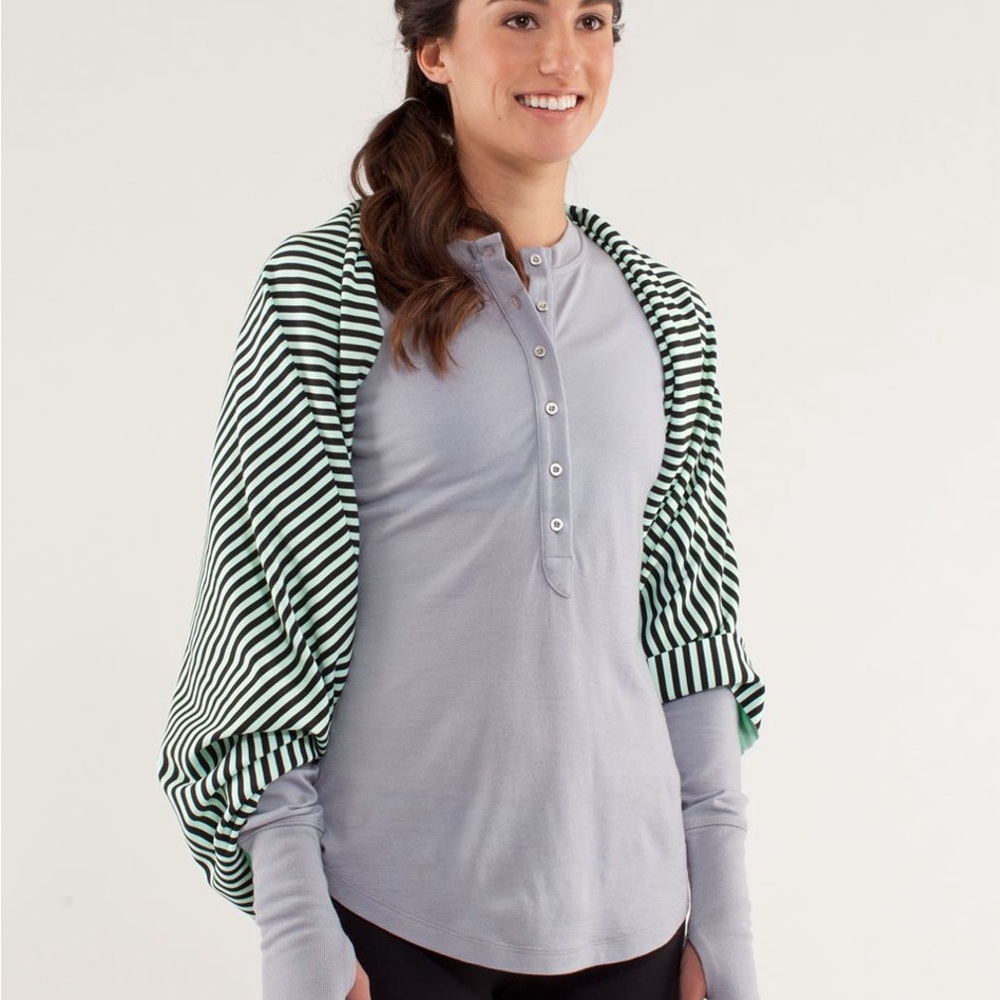 lululemon athletica Vinyasa Scarf Rulu
Classic Stripe Mint Moment Black - Picture 7 of 8